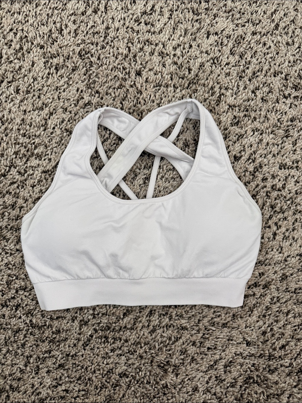 NVGTN White Sports Bra